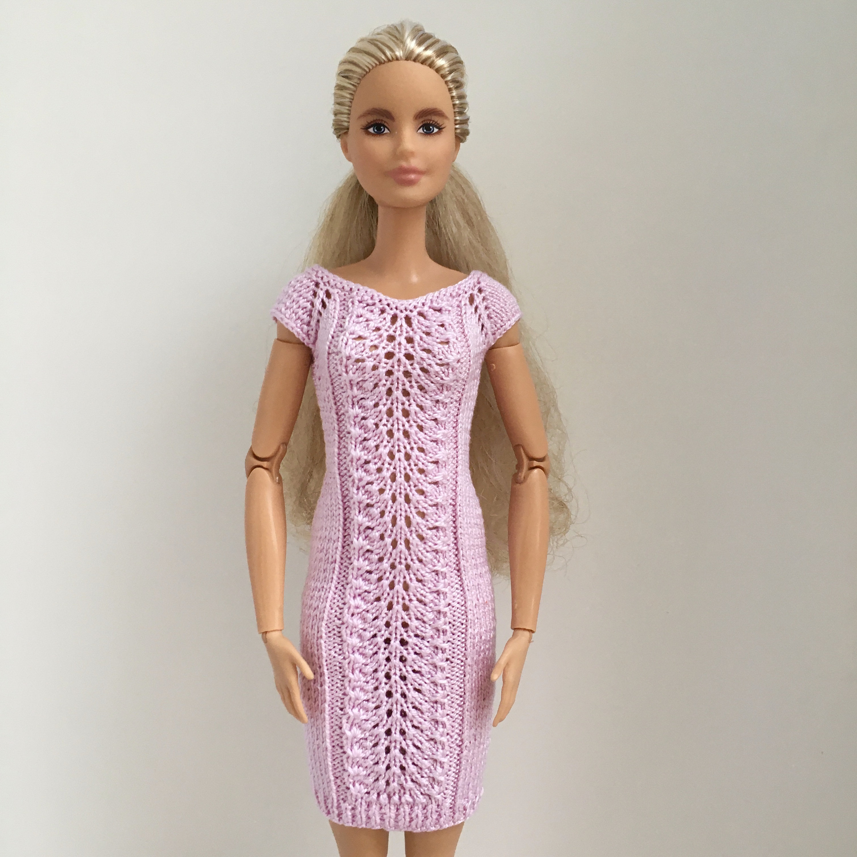 Dress Knitting Pattern for Barbie doll 115 inch doll | Etsy