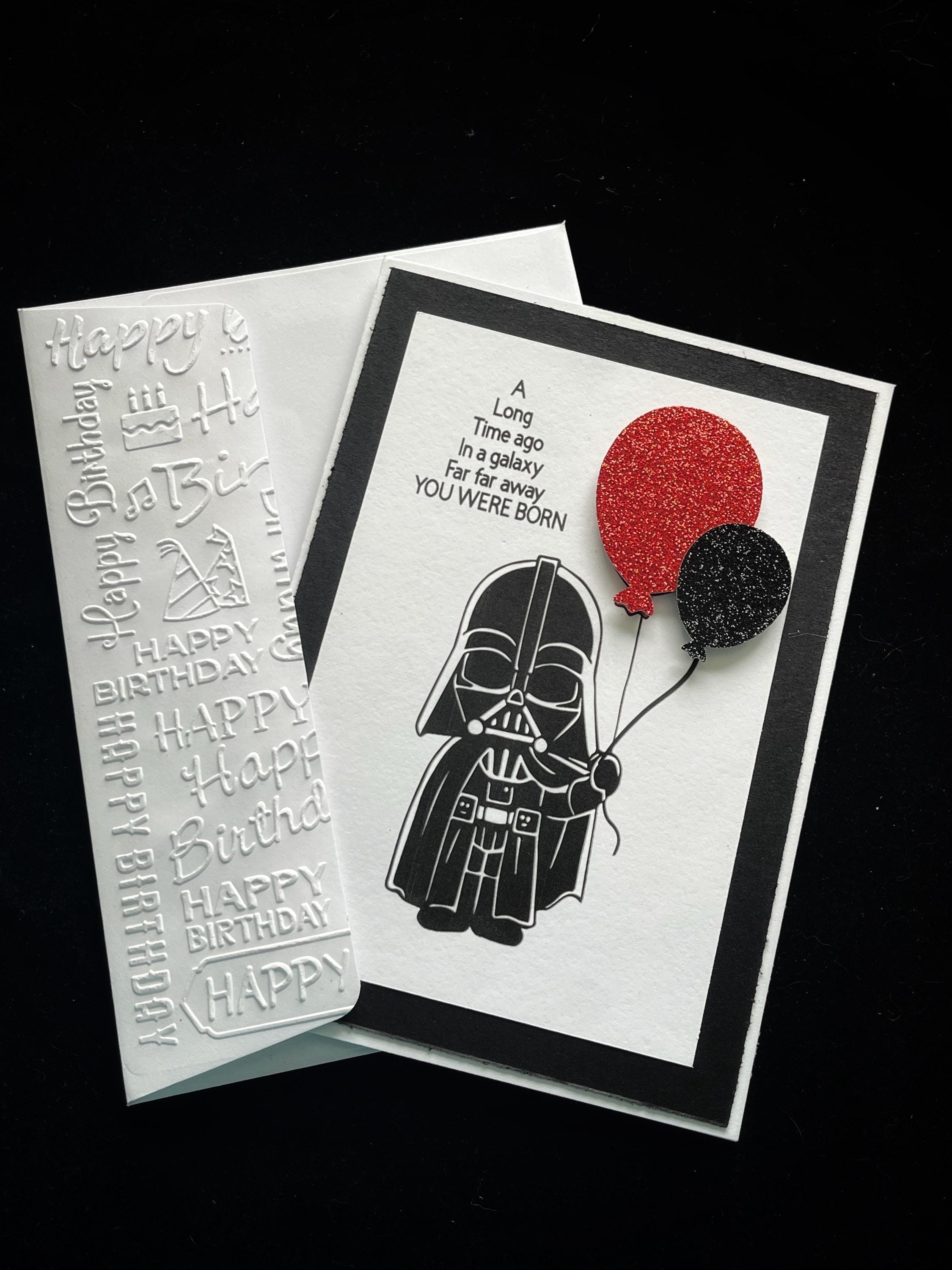 Star Wars Darth Vader Happy Birthday Card. 4 X 6 Card Comic-con