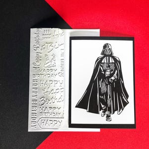 Star Wars Darth Vader happy birthday card. 5.5” x 4” card Comic-Con free shipping