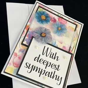 Carte de sympathie. Perte d'un être cher. Verset biblique chrétien