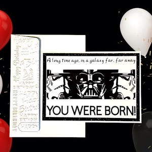 Darth Vader Birthday Card: Star Wars Comic-Con Design