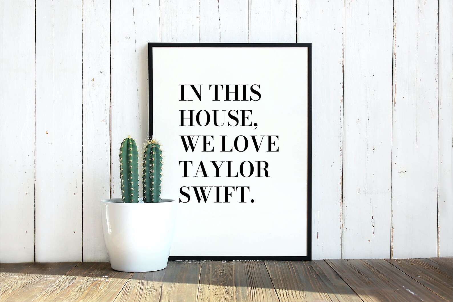 Taylor Swift Wall Art Taylor Swift Fan Art in This House We - Etsy