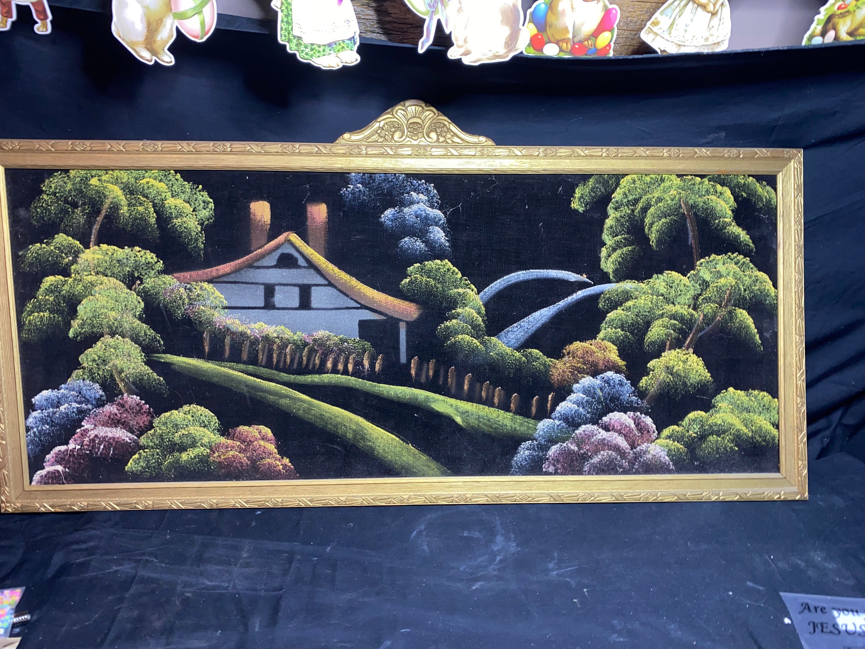 70's velvet painting - Etsy 日本