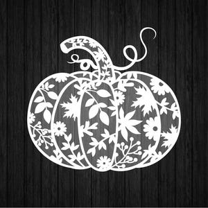 Autumn Pumpkin Template SVG PNG for Cricut and Silhouette, Pumpkin File Cut, Autumn Clipart Svg, Pumpkin Laser Cut Svg, Pumpkin Template Svg