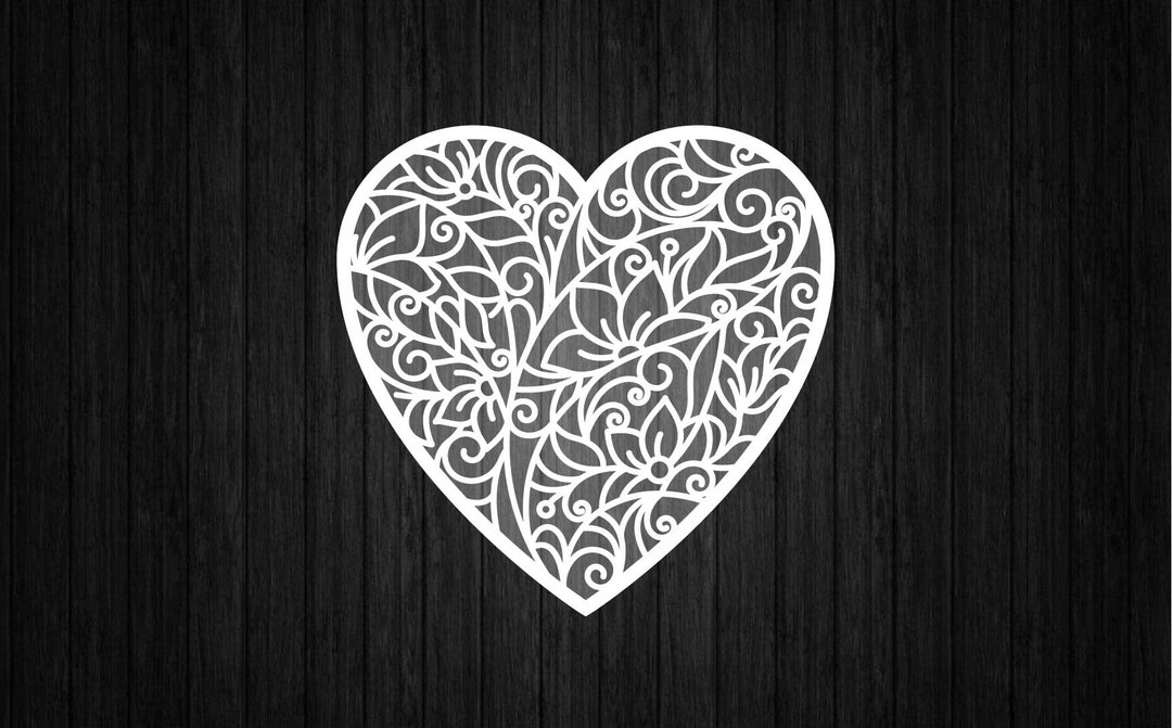 Valentine's Day Heart SVG PNG for Cricut and Silhouette, Valentine's ...