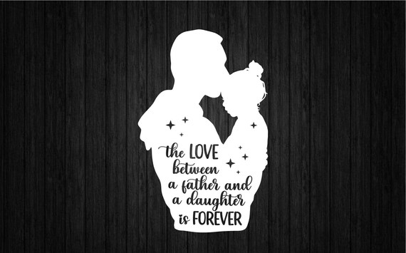 Father and Daughter SVG PNG for Cricut and Silhouette, Father Template, Father Clipart, Father Name Svg, Father T-shirt Svg, Girl Dad Svg