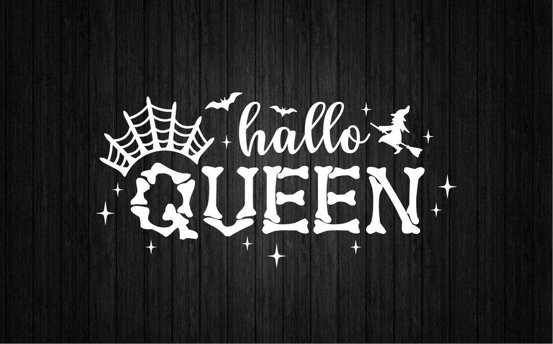 Halloween Queen SVG PNG for Cricut and Silhouette, Halloween Svg