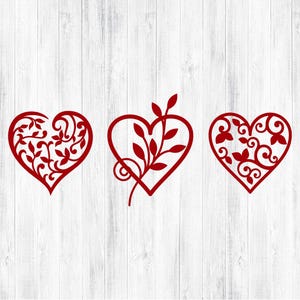 Valentine's Day Heart Bundle SVG PNG for Cricut and Silhouette , Hearts Template Svg, Hearts Clipart Svg, Hearts Stencil Svg, Hearts Set Svg image 8