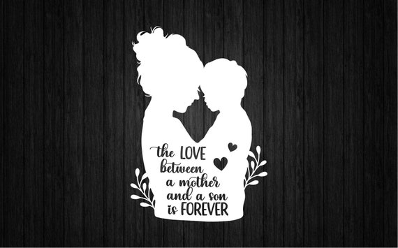 Mother and Son SVG PNG for Cricut and Silhouette, Mother's Day Template Svg, Mother's Day T-shirt Svg, Mother's Day Clipart Svg