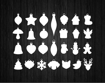 Etykiety na prezenty świąteczne SVG PNG dla Cricut i Silhouette, plik cięcia świątecznego, etykiety świąteczne Svg, etykiety świąteczne Svg, etykiety na prezenty zimowe Svg