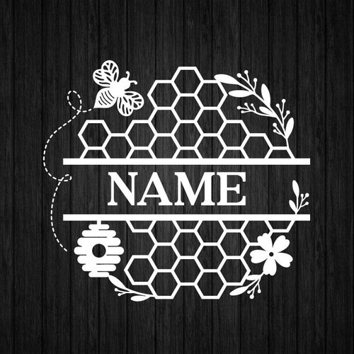 Name Frame SVG PNG Personalised Name Etsy UK