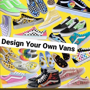 I Paint Your Me Own Vans - Etsy