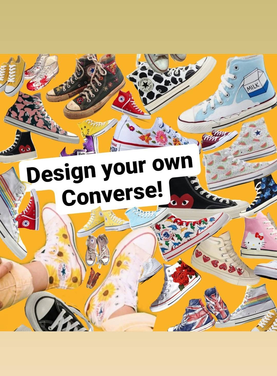 Følsom udgør Overgivelse Design Your Converse - Etsy