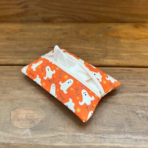 Fabric Tissue Holder | Facial Tissue Holder | Pocket Tissue Holder | Halloween gift | Travel tissue holder | Pocket Tissue Cover