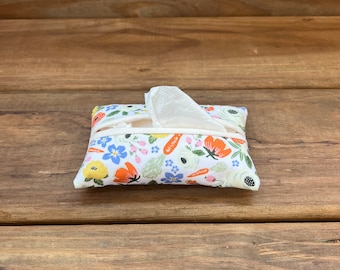 Fabric Tissue Holder | Facial Tissue Holder | Pocket Tissue Holder | Mini Tissue Pouch | Travel tissue holder | Pocket Tissue Cover