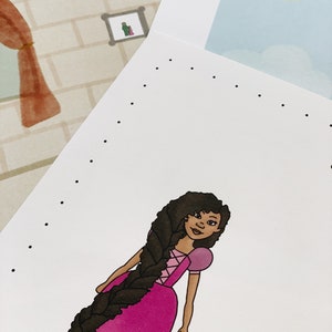 Rapunzel Fairy Tale Story Printable Paper Puppet Theater Set African ...