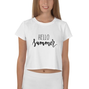 Hallo Zomer Crop Tee