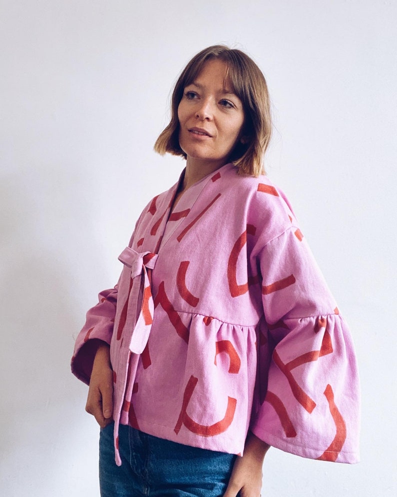 Ruffle Jacket Downloadable PDF Pattern Print at Home Sewing Pattern