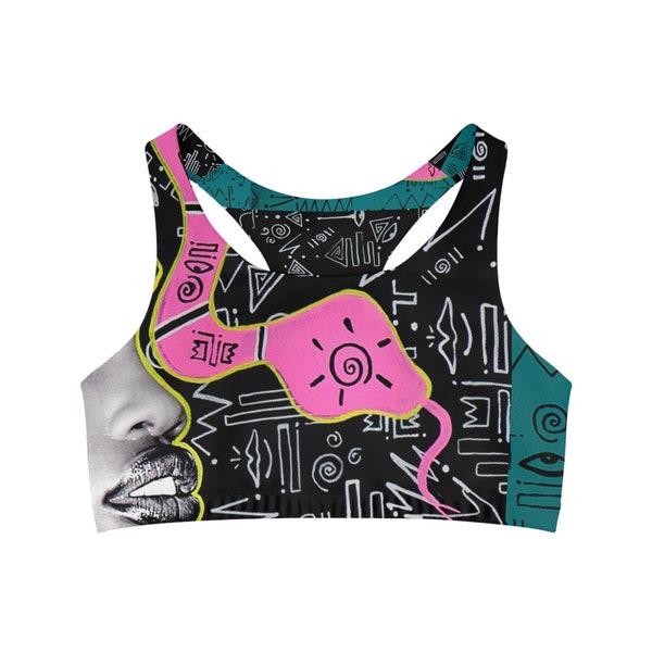 Snake Design, Activewear, Sports Bra