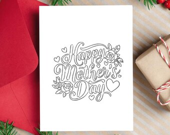 Biglietto stampabile per la Festa della Mamma / Crea i tuoi biglietti a casa / download immediato / biglietto fai da te / download digitale / stampa a casa
