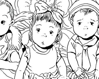 Disegni da colorare per la gravidanza stampabili/Lettera della mamma al bambino/Libro da colorare per la cura di sé/Regalo per la futura mamma/Colorare per rilassarsi