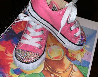 bling baby converse shoes