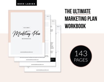 The Ultimate Marketing Planner | Small Business | Marketing Plan Template