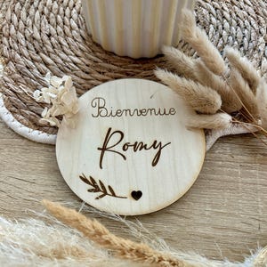 Welcome birth plaque