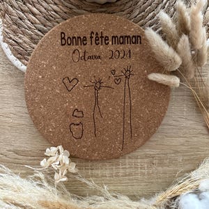 Children's drawing trivet