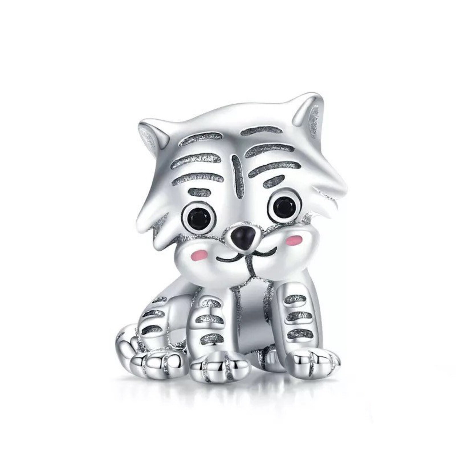 Chinese New Year Tiger Charm Fits Pandora Bracelets 925 Etsy