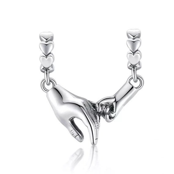 Holding Hands Charm Mother Child Charm 