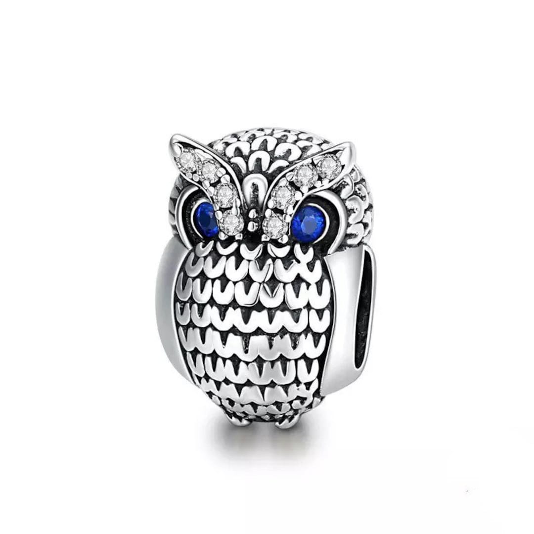 Owl Pandora Fit Charm Authentic 925 Sterling Silver Fits - Etsy