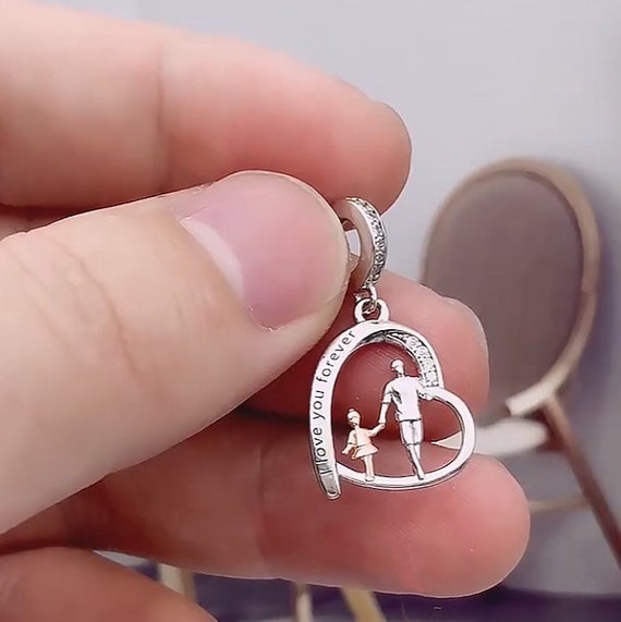 Father Charm Fits Pandora Bracelets - Etsy España