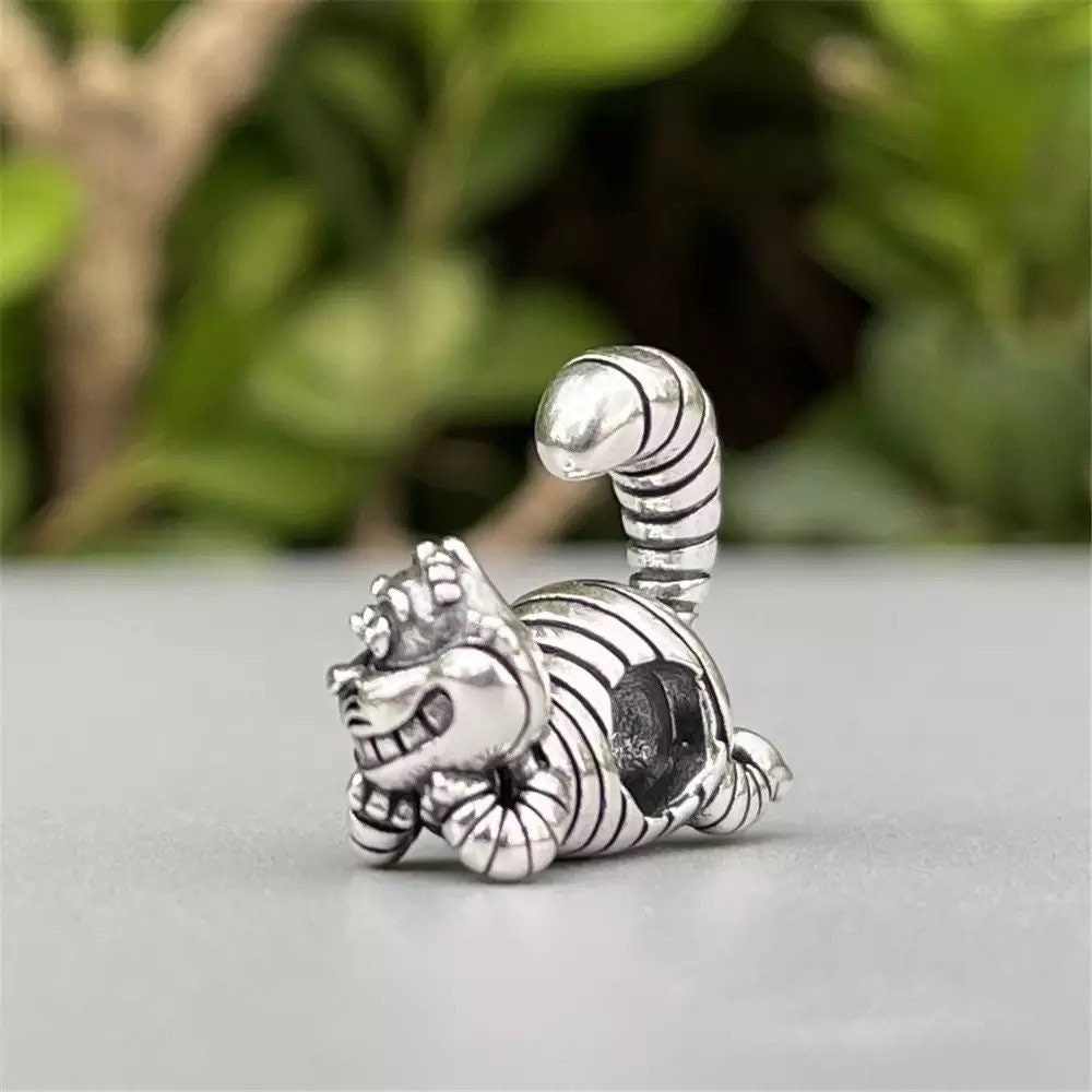 Cheshire Cat Pandora Fit Charm925 Sterling Silveralice in | Etsy