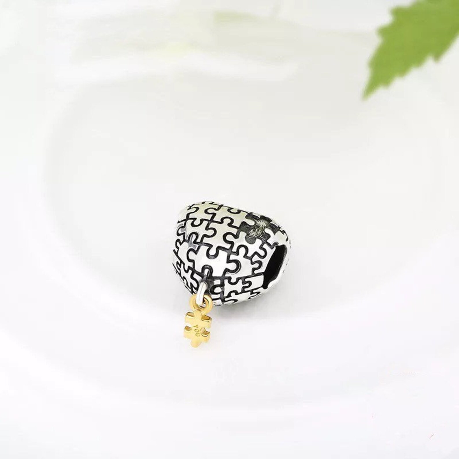 Autism Puzzle Pandora Fit Charm Autism Charm Puzzle Charm Etsy