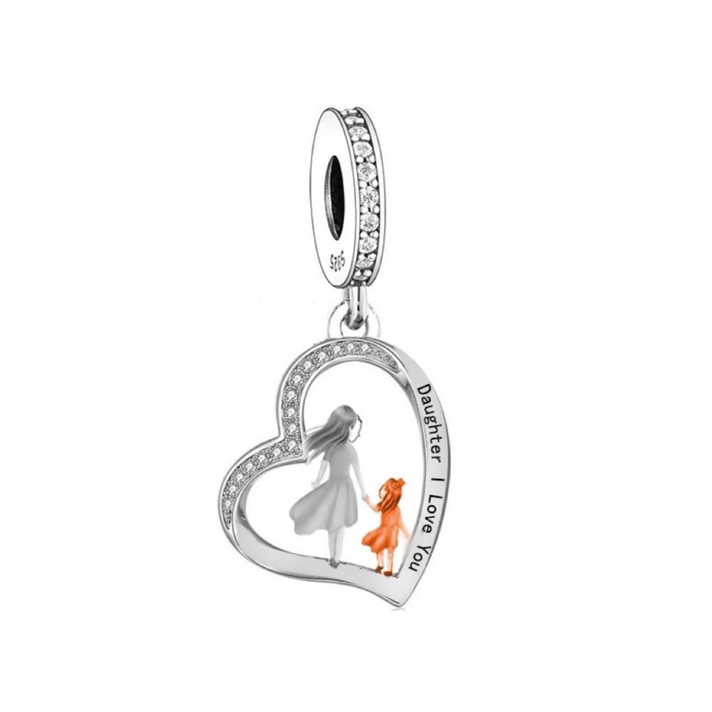 Mom Daughter Bracelet Charm Fits 