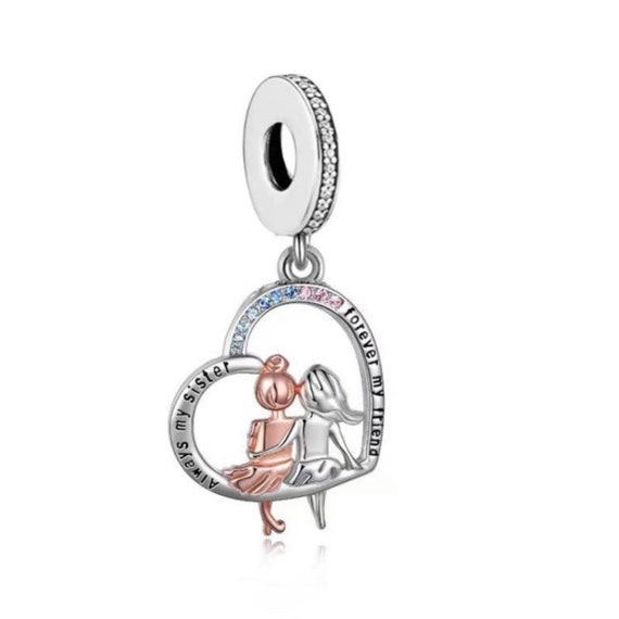 Sister Forever Friend Pandora Fit Charmsister Jewelry Etsy Australia