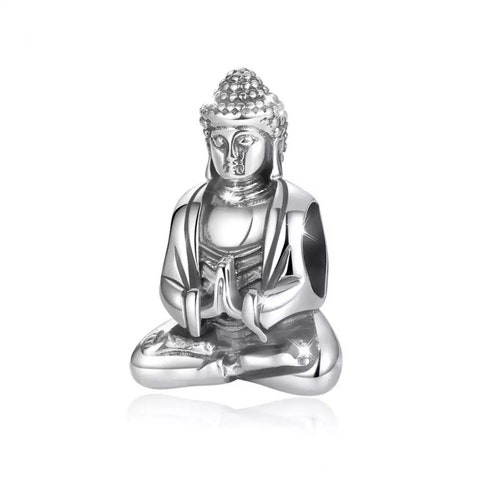 Buddha Pandora Fit Charm Buddha Jewelry 925 Sterling Silver Etsy