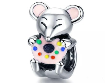Mia Diamonds 925 Sterling Silver Solid Rat Charm 20mm x 20mm Mia Diamonds 925 Sterling Silver Solid Rat Charm 20mm x 20mm