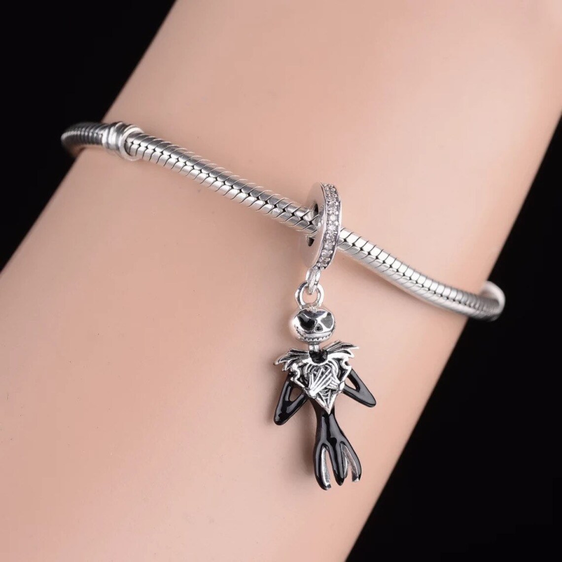Jack Skellington Pandora Fit Charm Halloween Charm Etsy