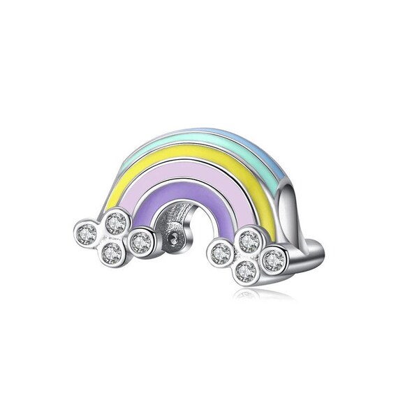 Rainbow Charm Fits Pandora Bracelets 