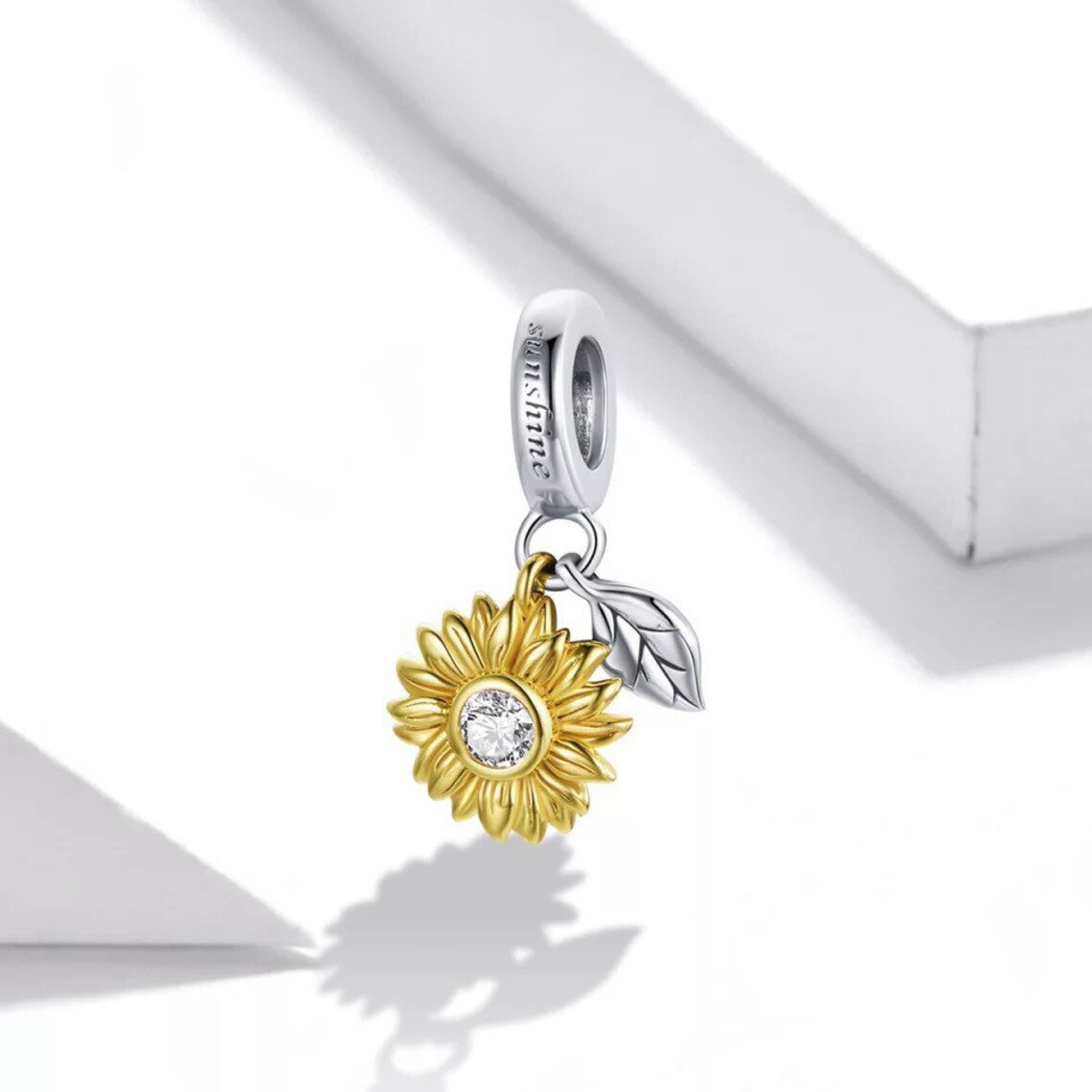 Sunflower Pandora Fit Charm925 Sterling Silver Etsy