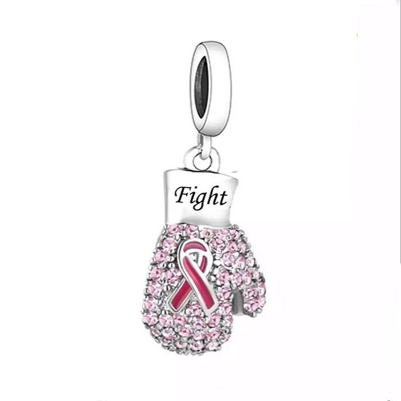 Fight Breast Cancer Awareness Charm 