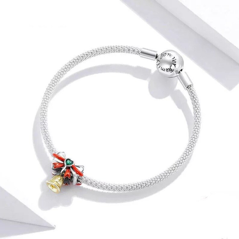 Holiday Charm Jingle Bells Pendant Christmas Charm Gift Holiday Jewelry Christmas Jewelry Charm Christmas Charm Jingle Bell Charm