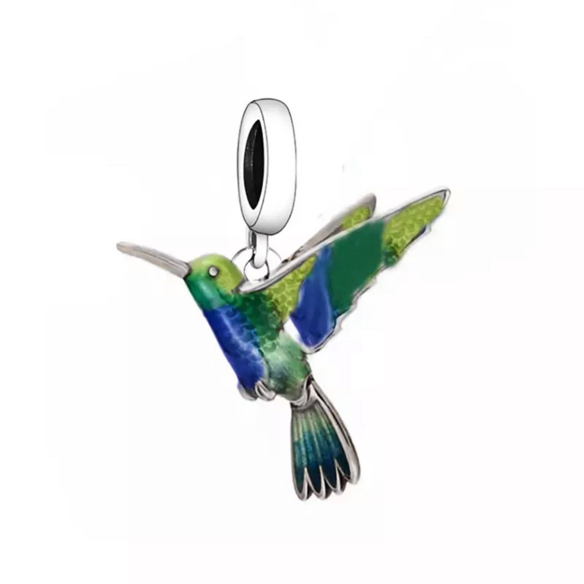 Lovely Hummingbird Bracelet Charm Fits 