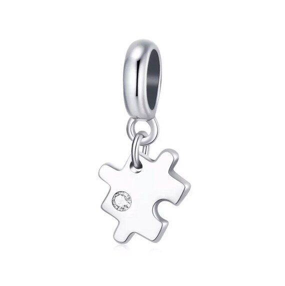Simple Puzzle Pandora Fit Charm925 