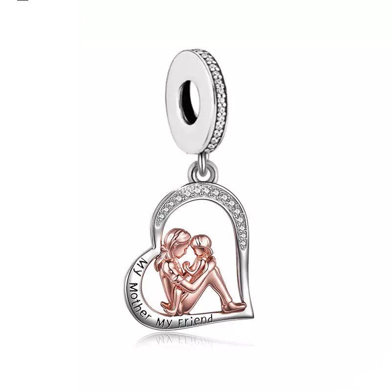 Mother Daughter Charm Fits Pandora Mom 