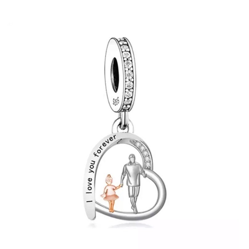 Father Charm Fits Pandora Bracelets - Etsy España