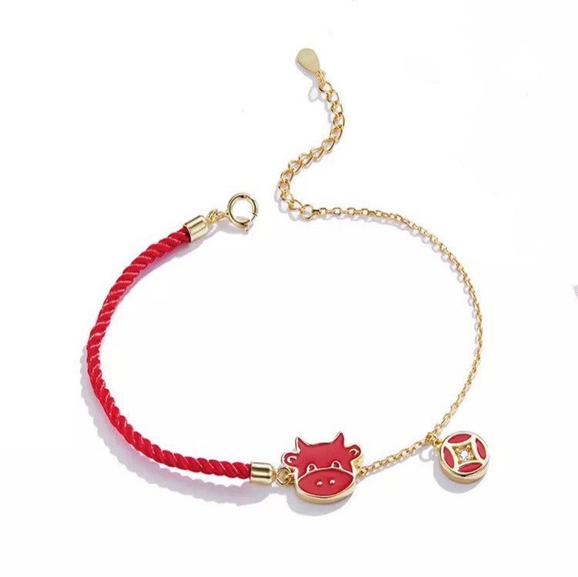 Lucky Lunar Year Bracelet Chinese New Year Jewelry Zodiac Etsy