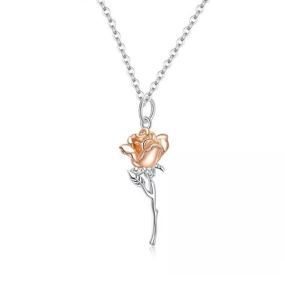 Enchanted Rose Pendant Necklace for 